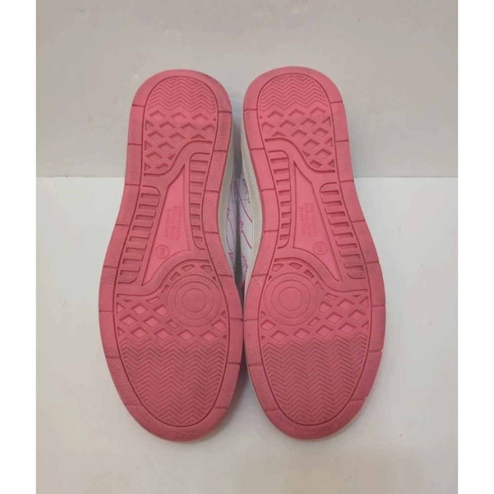 Barbie Womens Sneakers Size 8 Pink Yellow White Lace Up Y2K Barbiecore Shoes - Picture 11 of 11